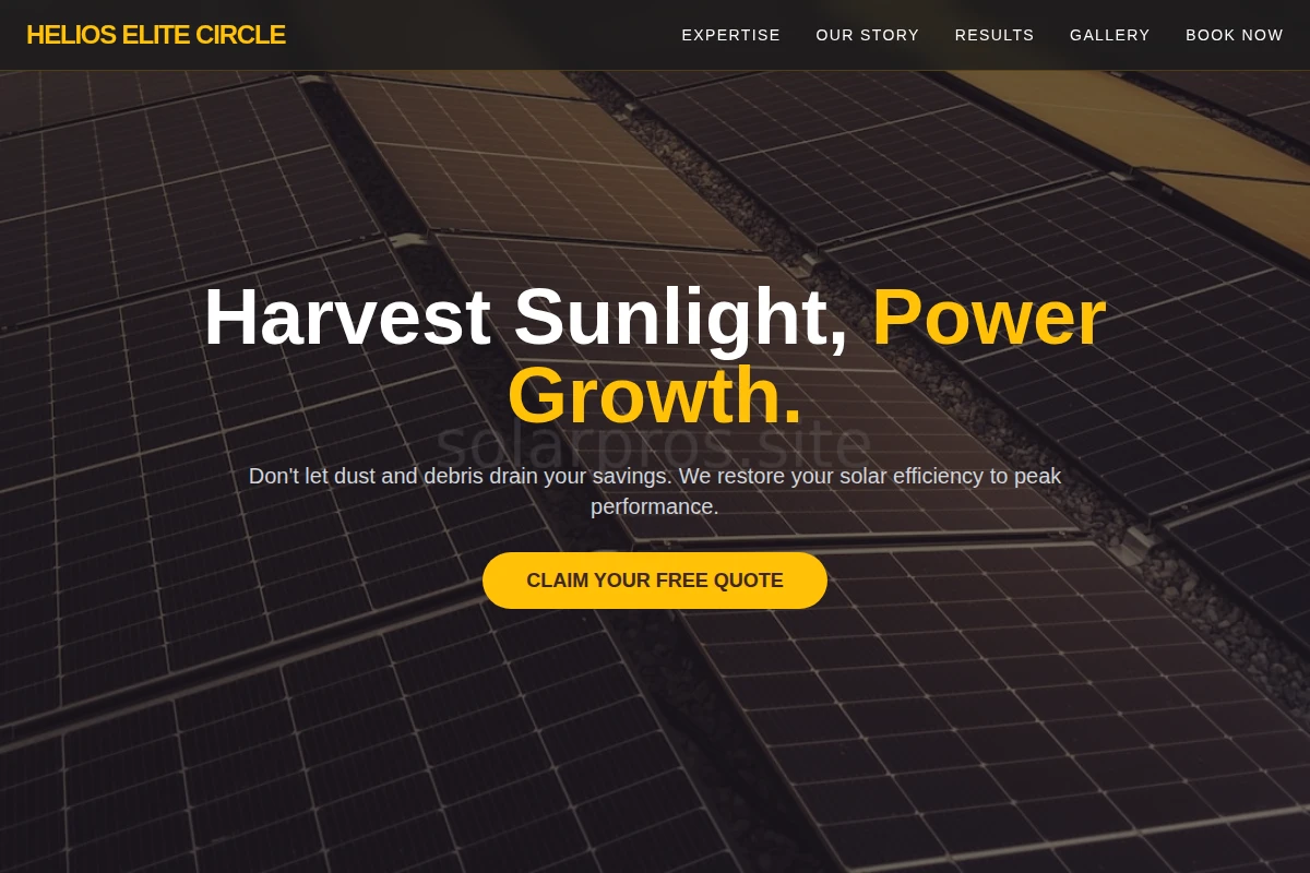 Lead Solar Cleaning