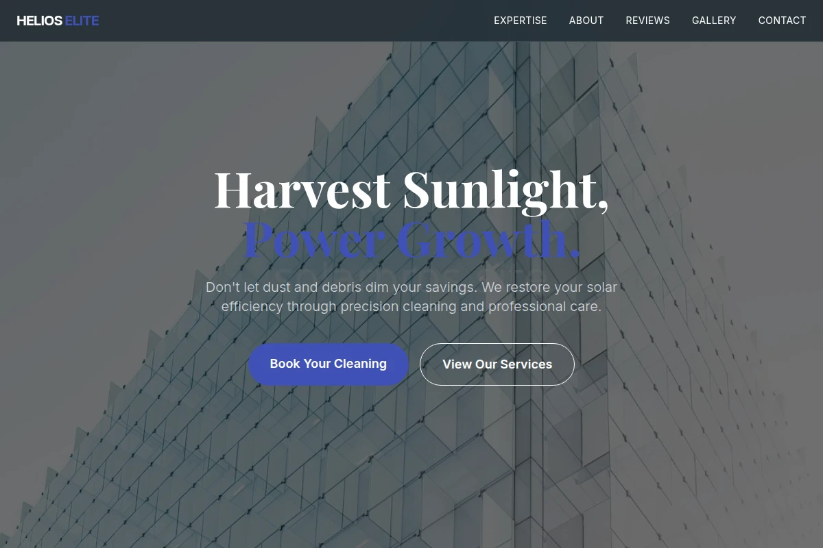 Certification Solar Cleaning