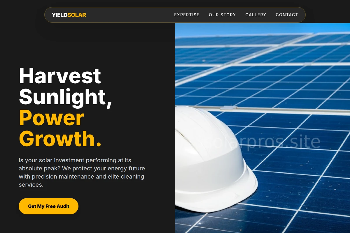 Yield Solar Maintenance