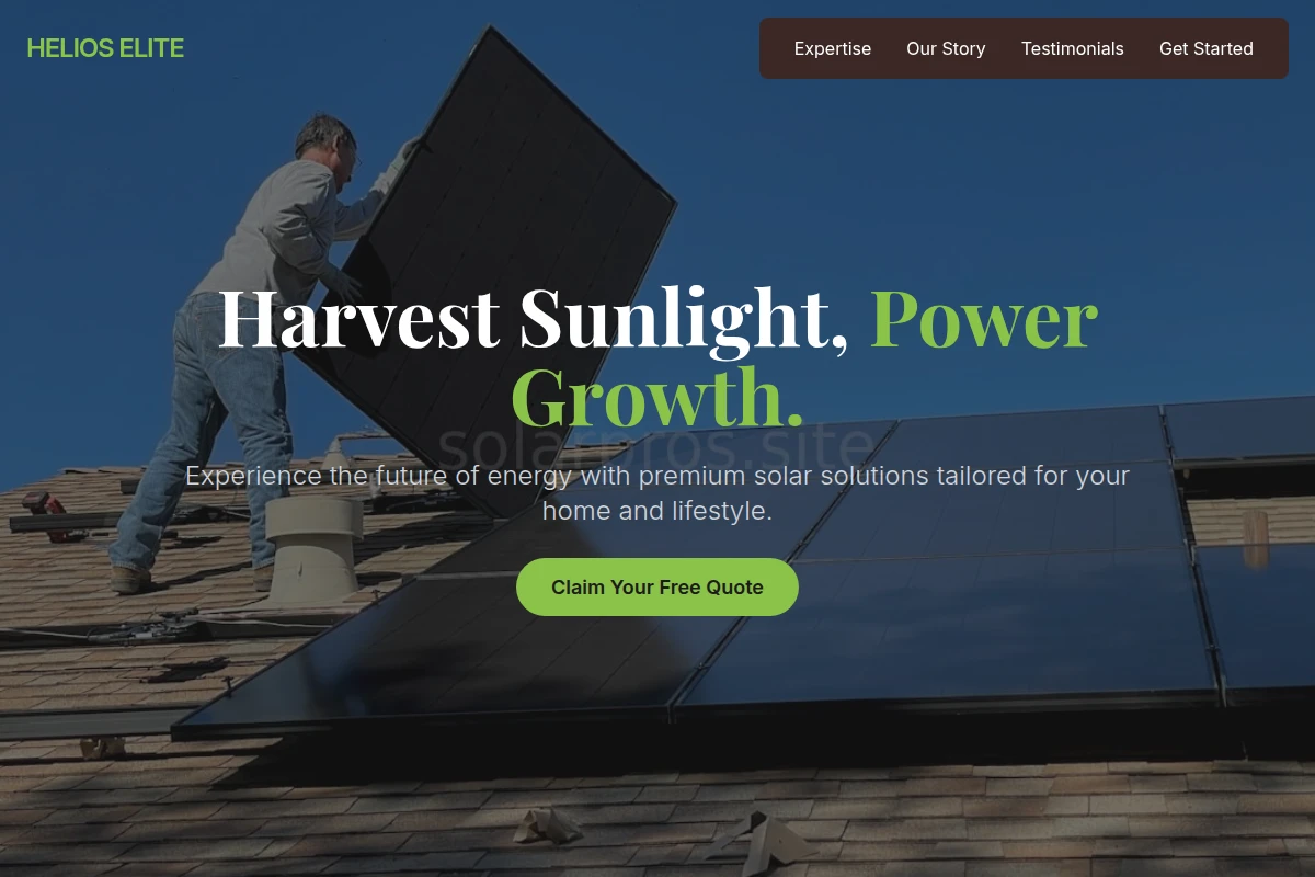Installer Solar Panel