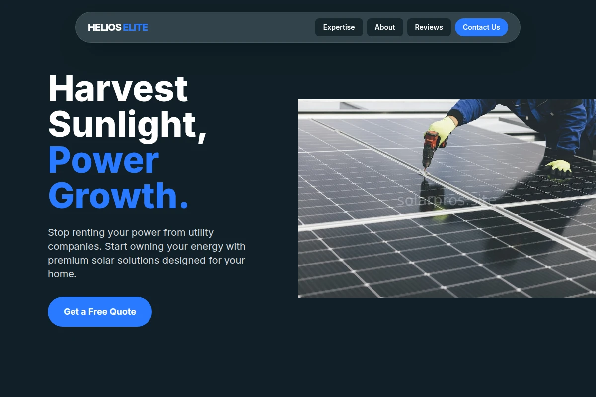 Green Solar Panel