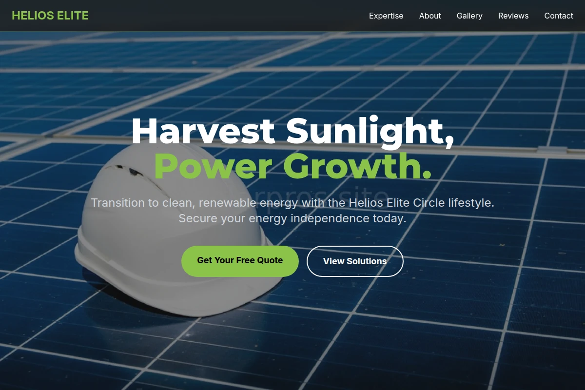 Beam Solar Panel